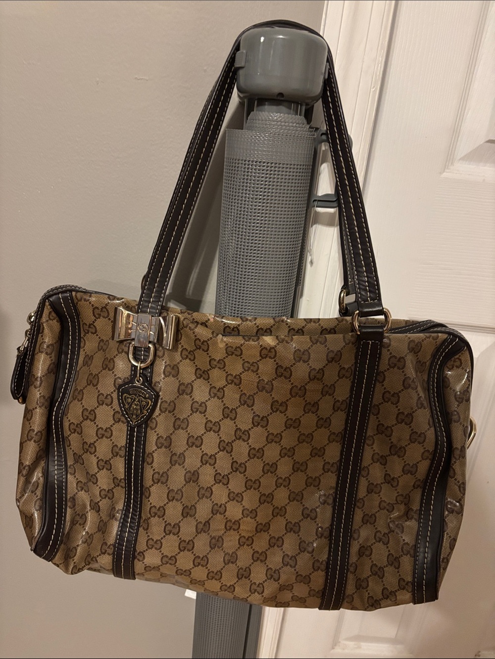 Vintage patent leather authentic Gucci bag